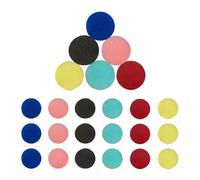 Relaxdays Colourful Clown Nose Set of 24