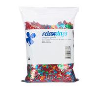 Relaxdays Colourful Metallic Glitter Confetti for Birthdays, Parties, Carnivals, Festivals, XXL