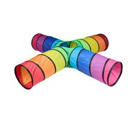 Relaxdays Colourful Play Tunnel with 4 Tubes