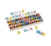 Relaxdays Colourful Wooden Letters Set 324 pcs.