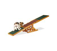 Dog agility seesaw Lightweight Non-slip Dog Training Seesaw Wooden Dog Balancer