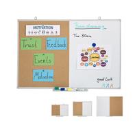 Relaxdays Combo Pinboard & Magnetic Board