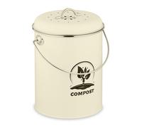Relaxdays Compost Bin with Odour Filter 5.5 Litres