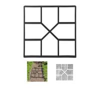 Relaxdays Concrete Mould Form Square Casting Mold Cement Path Paving Pattern Maker 40 x 40 cm