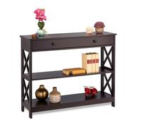 Relaxdays Console table with drawer