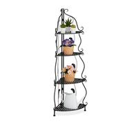 Relaxdays Corner Shelf for Plants and Decor