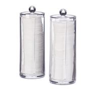 Relaxdays Cotton Pad Dispenser Set of 2
