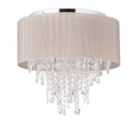 Crystal ceiling lamp Organza Pendant Light 1.9 kg G9 Socket Crystal Chandelier