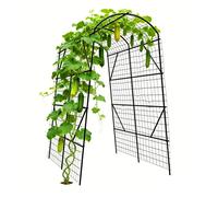 Relaxdays Cucumber trellis arch with net