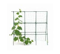 Relaxdays Cucumber trellis frame, metal with net