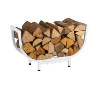 Relaxdays Curved firewood storage rack