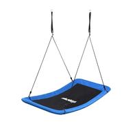 Relaxdays Curved Nest Swing for Children & Adults, 150 kg, Blue, 150x80 cm, Multi-Child