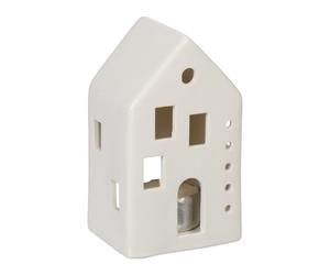 Relaxdays Cute House with Windows as Candle Cover