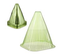 Relaxdays Dark Green Plant Cone in a Set of 32