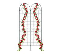 Relaxdays Dark Green Trellis Set of 2 220 cm