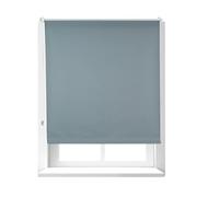 Relaxdays Darkening Blinds with Heat Protection, Thermal Roller, No-Drilling, Side-Pull Roller Blinds Klemmfix, 110 x 160 cm