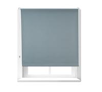 Relaxdays Darkening Blinds with Heat Protection, Thermal Roller, No-Drilling, Side-Pull Roller Blinds Klemmfix, 120 x 160 cm