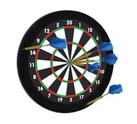 Relaxdays Dartboard R5 Surround Darts Protector Dart Backboard Wall Protection, EVA, 45 cm Diameter, Black