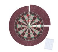 Relaxdays Dartboard surround, 4-piece, felt