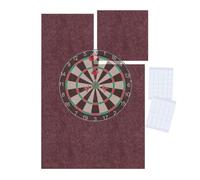 Relaxdays Dartboard surround, 6-piece felt