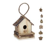 Relaxdays Decor Birdhouse in Various Designs