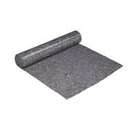 Relaxdays Decorating Protection Fleece Roll, 1 m x 25 m = 25m², Non-Slip, Water-Resistant, 270g/m², Painting, in Grey