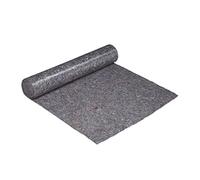 Relaxdays Decorating Protection Fleece Roll, 1 m x 25 m = 25m², Non-Slip, Water-Resistant, 270g/m², Painting, in Grey