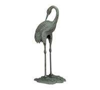 Relaxdays Decorative Cast Iron Crane Statue