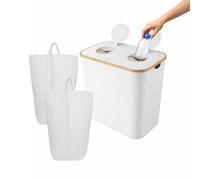 Relaxdays Deposit bottle recycling bin, 2 sections