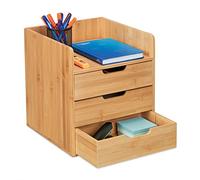 Relaxdays Desk Organiser with 3 Drawers