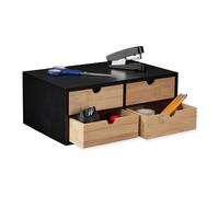 Relaxdays Desk Organiser with 4 Drawers