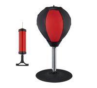 Relaxdays Desktop Punching Bag Red & Black