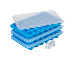 Relaxdays Diamond Shape Ice Cube Mould Set of 3