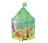 Relaxdays Dinosaur Play Tent, Small Children’s Dino Playhouse, Green Teepee for Indoor and Outdoor Use, HxWxD: 150 x 100 x 100 cm, Green