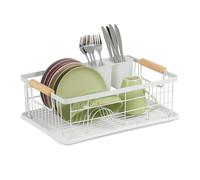 Relaxdays Dish drainer with drip tray