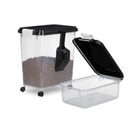 Relaxdays Dog Food Storage Container, Set of 2