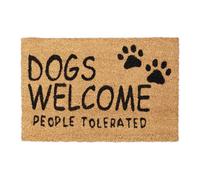 Relaxdays dogs welcome coir doormat