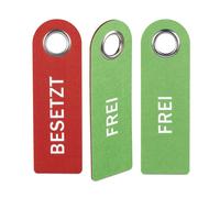 Relaxdays Door Sign 'Occupied' 'Free' Set of 6