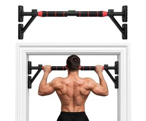 Relaxdays Doorframe Pull-Up Bar, black