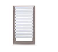Relaxdays Double Blinds, Klemmfix without Drilling, Side-Pull Shades, Duo Roller Blinds for Windows, Fabric, 70x150 cm, White