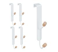 Relaxdays Double Door Hooks Set of 10