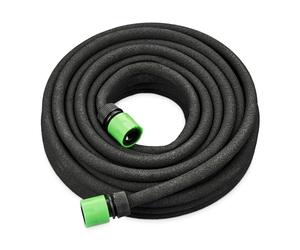 Relaxdays Drip Irrigation Hose, 30m, for Watering, Percolation, Ready-to-Use Drip, Raised Bed & Hedge, Gardening, Black