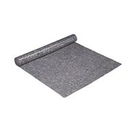 Relaxdays Dust Sheet, Drop Cloth Roll, 1 x 25 m, 25m², Non-Slip, Waterproof, 200g/m², Painting Floor Protection, Grey, Fleece
