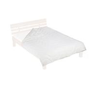 Relaxdays Duvet 155x220 cm, 4 Seasons Blanket, Ecotex Standard 100, Polyester, Sleeping Cover Summer & Winter, White, 2 x 155 x 220 cm