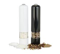 Relaxdays Electric Pepper Mill Set of 2