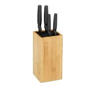 Empty knife block Natural BPA-free Bamboo Knife Holder Knife Storage Unit