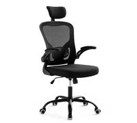 Relaxdays Ergonomic office chair, black