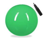 Relaxdays Exercise Ball for Fitness, Yoga & Pilates, Office Seating, Pump Included, Ø 85 cm, Green
