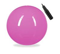 Relaxdays Exercise Ball for Fitness, Yoga & Pilates, Office Seating, Pump Included, Ø 85 cm, Pink,Pack of 1,10027806_52