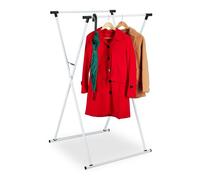 Clothes stand Extendable Coat Rack Metal Garment Hanger Lightweight Space-saving